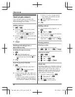 Предварительный просмотр 20 страницы Panasonic KX-TG6711BX Operating Instructions Manual