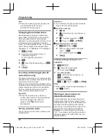 Предварительный просмотр 28 страницы Panasonic KX-TG6711BX Operating Instructions Manual