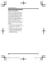 Предварительный просмотр 38 страницы Panasonic KX-TG6711BX Operating Instructions Manual