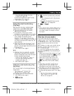 Preview for 17 page of Panasonic KX-TG6711E Operating Instructions Manual