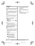 Preview for 32 page of Panasonic KX-TG6711E Operating Instructions Manual