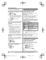 Preview for 36 page of Panasonic KX-TG6711E Operating Instructions Manual