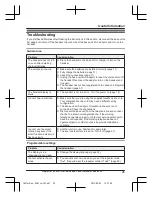 Preview for 45 page of Panasonic KX-TG6711E Operating Instructions Manual