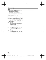 Предварительный просмотр 30 страницы Panasonic KX-TG6711FX Operating Instructions Manual