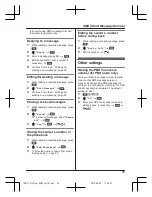 Предварительный просмотр 35 страницы Panasonic KX-TG6711FX Operating Instructions Manual