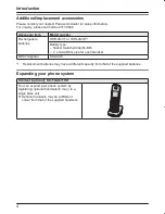 Preview for 4 page of Panasonic KX-TG6711HK Operating Instructions Manual