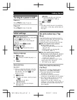 Preview for 15 page of Panasonic KX-TG6711NZ Operating Instructions Manual