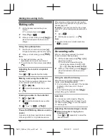 Preview for 18 page of Panasonic KX-TG6711NZ Operating Instructions Manual