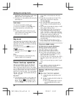 Preview for 20 page of Panasonic KX-TG6711NZ Operating Instructions Manual