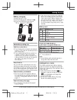 Preview for 11 page of Panasonic KX-TG674SK Operating Instructions Manual