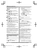 Preview for 22 page of Panasonic KX-TG674SK Operating Instructions Manual