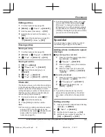 Preview for 31 page of Panasonic KX-TG674SK Operating Instructions Manual