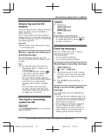 Preview for 53 page of Panasonic KX-TG674SK Operating Instructions Manual