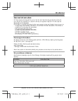 Preview for 5 page of Panasonic KX-TG6801E Operating Instructions Manual