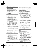 Preview for 6 page of Panasonic KX-TG6801E Operating Instructions Manual