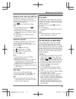 Preview for 19 page of Panasonic KX-TG6811 Series Operating Instructions Manual