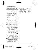 Preview for 20 page of Panasonic KX-TG6811 Series Operating Instructions Manual