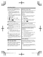 Preview for 40 page of Panasonic KX-TG6811 Series Operating Instructions Manual