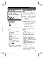 Preview for 15 page of Panasonic KX-TG6811NZ Operating Instructions Manual