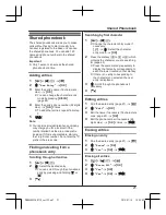 Предварительный просмотр 21 страницы Panasonic KX-TG6811NZ Operating Instructions Manual