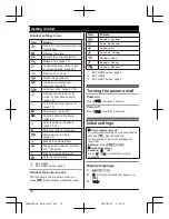 Preview for 12 page of Panasonic KX-TG6811SA Operating Instructions Manual