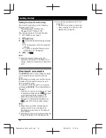 Preview for 14 page of Panasonic KX-TG6811SA Operating Instructions Manual