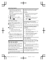 Preview for 36 page of Panasonic KX-TG6811SA Operating Instructions Manual