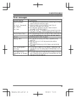 Предварительный просмотр 43 страницы Panasonic KX-TG6811SA Operating Instructions Manual