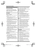 Preview for 6 page of Panasonic KX-TG6812NZ Operating Instructions Manual