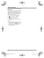 Preview for 22 page of Panasonic KX-TG6812NZ Operating Instructions Manual