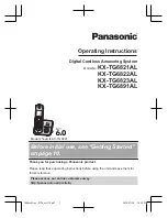 Предварительный просмотр 1 страницы Panasonic KX-TG6823AL Operating Instructions Manual