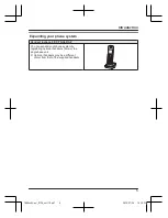 Предварительный просмотр 5 страницы Panasonic KX-TG6823AL Operating Instructions Manual