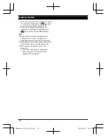 Предварительный просмотр 16 страницы Panasonic KX-TG6823AL Operating Instructions Manual