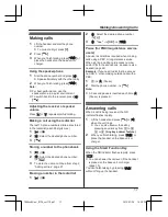 Предварительный просмотр 17 страницы Panasonic KX-TG6823AL Operating Instructions Manual