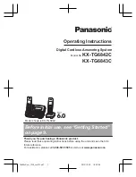 Panasonic KX-TG6842C Operating Instructions Manual preview