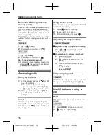 Предварительный просмотр 16 страницы Panasonic KX-TG6842C Operating Instructions Manual