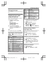 Предварительный просмотр 41 страницы Panasonic KX-TG6842C Operating Instructions Manual