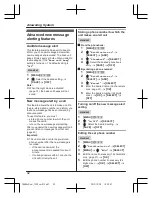 Предварительный просмотр 42 страницы Panasonic KX-TG6842C Operating Instructions Manual