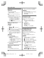 Предварительный просмотр 48 страницы Panasonic KX-TG6842C Operating Instructions Manual