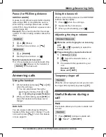 Предварительный просмотр 17 страницы Panasonic KX-TG6843B Operating Instructions Manual