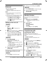 Предварительный просмотр 49 страницы Panasonic KX-TG6843B Operating Instructions Manual