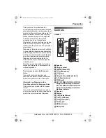 Предварительный просмотр 7 страницы Panasonic KX-TG7100 Operating Instructions Manual