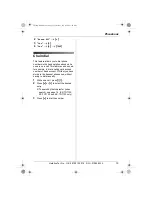 Предварительный просмотр 15 страницы Panasonic KX-TG7100 Operating Instructions Manual