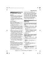 Предварительный просмотр 21 страницы Panasonic KX-TG7100 Operating Instructions Manual