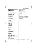 Предварительный просмотр 37 страницы Panasonic KX-TG7100 Operating Instructions Manual