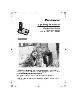 Preview for 1 page of Panasonic KX-TG7100CX Operating Instructions Manual