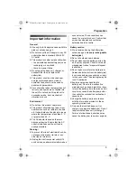 Preview for 5 page of Panasonic KX-TG7100CX Operating Instructions Manual