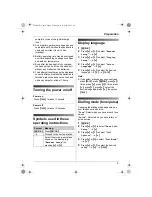 Preview for 9 page of Panasonic KX-TG7100CX Operating Instructions Manual