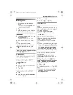 Preview for 11 page of Panasonic KX-TG7100CX Operating Instructions Manual