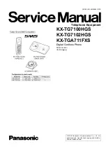 Panasonic KX-TG7100HGS Service Manual preview